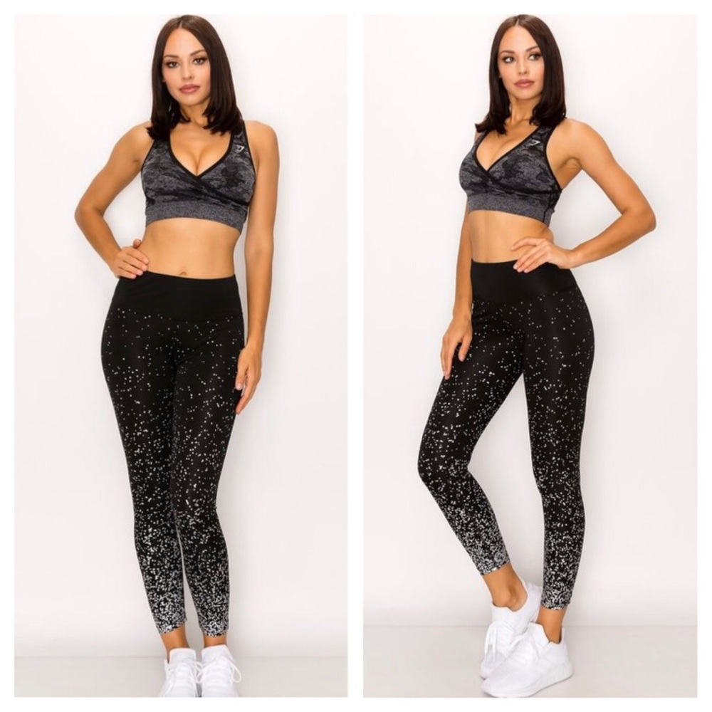 🆕 ↙️ Ombre Space Metallic Legging